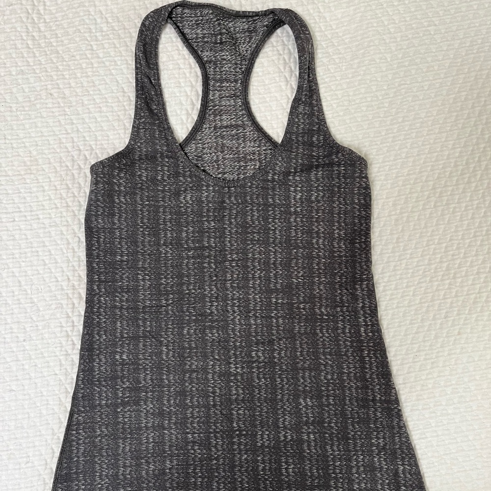 lululemon gray racerback tank